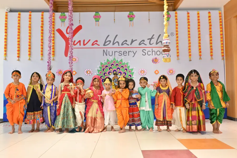 krishna janmashtami 2024 image - Yuvabharathi Nursery